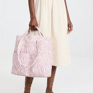 Dagne Dover Large Pacific Tote Zebra Print